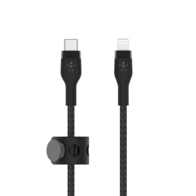 Belkin BoostCharge Pro Flex USB-C Kabel mit Lightning Connector (3m, Schwarz) von Belkin