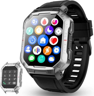 Bengux Smartwatch (1,83 Zoll, Android, iOS), mit Telefonfunktion,mit fitness tracker, IP67 Wasserdicht Armbanduhr von Bengux