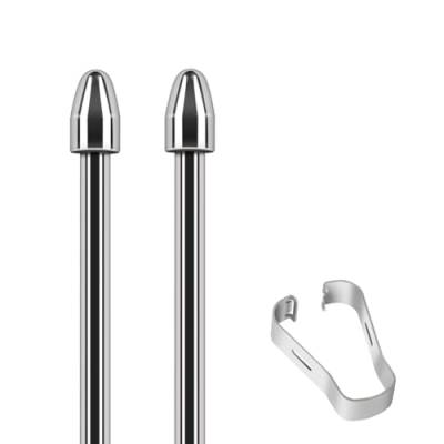 Berichw Ersatz-Stiftspitzen für Tablet, markierbar 2 – Metallspitzen/Spitzen aus Titanlegierung (2 Stück) von Berichw