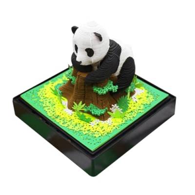 Berichw Panda 3D Kalender 2024, Papierskulptur mit Licht, Kalender 2024 für DIY-Geschenke, Bürodekoration von Berichw