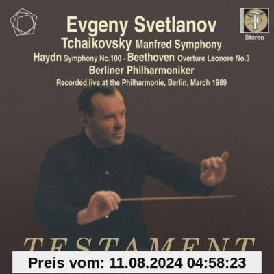 Tschaikowsky: Manfred-Sinfonie / Beethoven: Leonoren-Ouvertüre / Haydn: Sinfonie Nr.100 von Berliner Philharmoniker