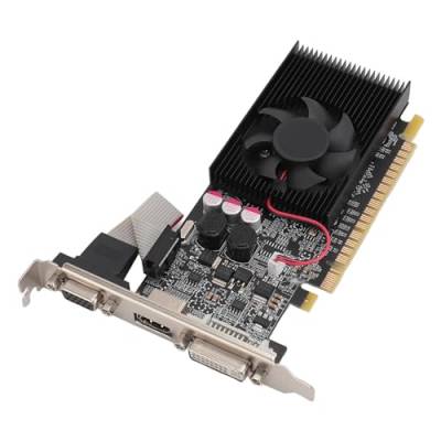 Bewinner GT610 Grafikkarte, 64bit 2GB DDR3 Low Profile Grafikkarte, HDMI DVI VGA 2560x1600 PC Grafikkarte, PCI Express 2.0 Gaming Grafikkarte für Windows 10 11 7 8 von Bewinner