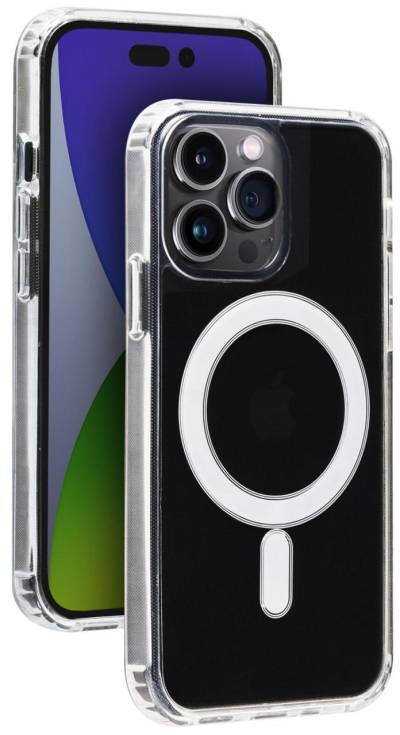 BigBen Handy-Cover MagSafe Hybrid Case für iPhone 14 Pro transparent von BigBen