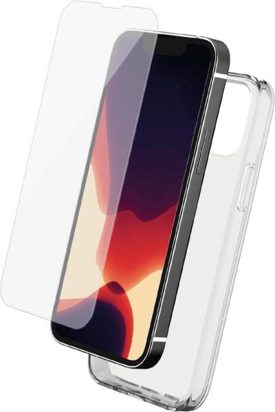 BigBen Handy-Cover Tasche + Glas für iPhone 13 transparent von BigBen