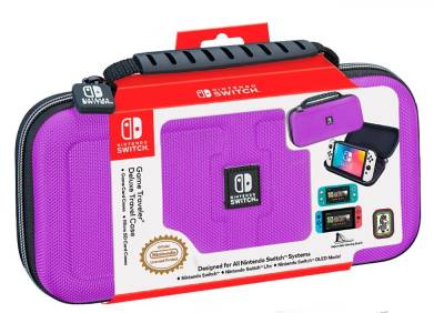 BigBen Nintendo-Schutzhülle Nintendo Switch / Lite / OLED Tasche NNS30 Case purple lila AL112531 von BigBen