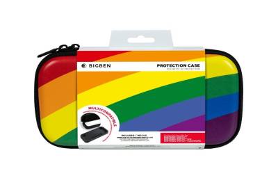 BigBen Nintendo-Schutzhülle für Nintendo Switch / Lite / OLED Tasche Regenbogen Case BB017601 von BigBen
