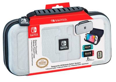 BigBen Switch / Lite / OLED Tasche NNS40W Travel Case weiß AL112197 Zubehör Nintendo von BigBen