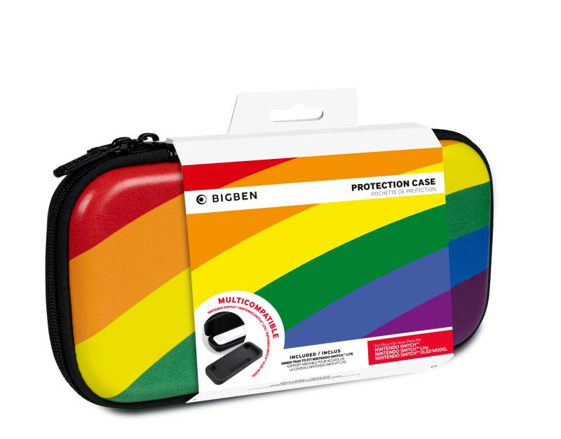 BigBen Interactive Travel Case Large - Rainbow (Switch) von Bigben