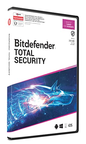 Bitdefender Total Security 1 Gerät / 18 Monate (Code in a Box) von Bitdefender