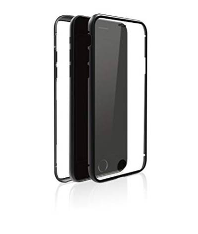 Black Rock - Handyhülle Case Hülle passend für Apple iPhone SE 2020-2022/7/8I Hülle Magnet Verschluss, Kratzschutz (Transparent schwarz) von Black Rock