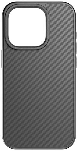 Black Rock Robust Carbon Cover Apple iPhone 15 Pro Schwarz Stoßfest von Black Rock