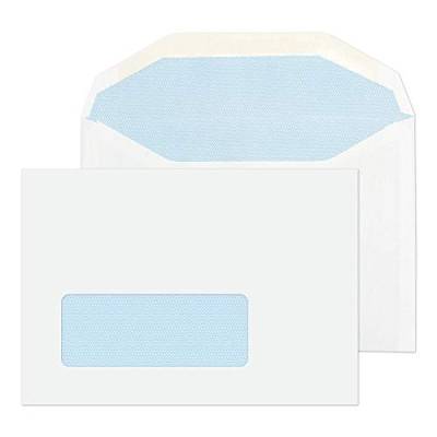 Purely Everyday Briefumschlag mit Sichtfenster, nassklebend, Format C6 (114 x 162 mm), Weiß, 1.000 Stück von Blake
