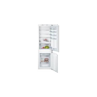 Bosch KIS86AFE0 Serie 6 Einbau-Kühl-Gefrier-Kombination, 177,5 x 56cm Nische, 191L Kühlen + 74L Gefrieren, Flachscharnier, Made in Germany, VitaFresh plus 2x längere Frische, LowFrost seltener abtauen von Bosch Hausgeräte