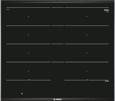 Bosch PXY675DC1E Serie 8 Induktionskochfeld (autark), 60cm breit, FlexInduction freie Platzwahl, MoveMode voreingestellte Leistungsstufen, PerfectFry Bratsensor, PowerBoost schnelleres Kochen, ReStart von Bosch Hausgeräte