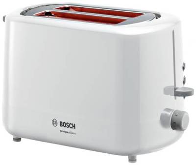 Bosch Haushalt TAT3A111 Toaster mit Brötchenaufsatz Weiß von Bosch Haushalt