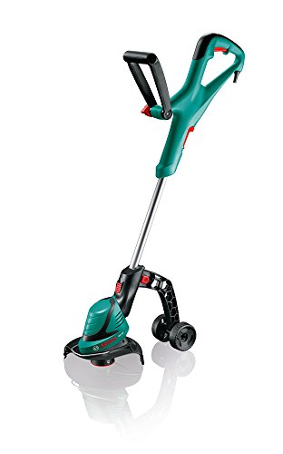 Bosch 06008 A5900 Rasentrimmer ART 24 mit Rollen, Schnittbreite 24 cm, Griff verstellbar 80 – 115 cm von Bosch Home and Garden