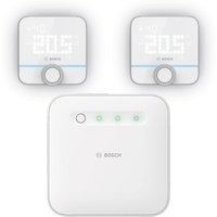 Bosch Smart Home - Starter Set Heiztherme & Fußbodenheizung II mit 2 Raumthermostaten 230V von Bosch Smart Home