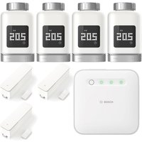Bosch Smart Home - Starter Set Heizung II mit 4 Thermostaten & 3 Tür-/Fensterkontakt II von Bosch Smart Home