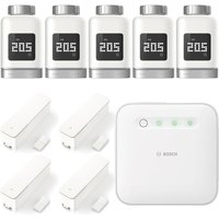 Bosch Smart Home - Starter Set Heizung II mit 5 Thermostaten & 4 Tür-/Fensterkontakt II von Bosch Smart Home