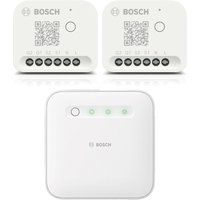 Bosch Smart Home - Starter Set Licht-/ Rollladensteuerung mit 2 Unterputz-Aktoren (Gen. 2) von Bosch Smart Home