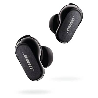Bose QuietComfort Earbuds II, kabellos, Bluetooth, die weltweit besten Noise-Cancelling-In-Ear-Kopfhörer mit individueller Lärmreduzierung und personalisiertem Klang, Schwarz von Bose