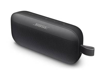Bose SoundLink Flex Bluetooth Speaker – kabelloser, wasserdichter, tragbarer Outdoor-Lautsprecher – Schwarz von Bose