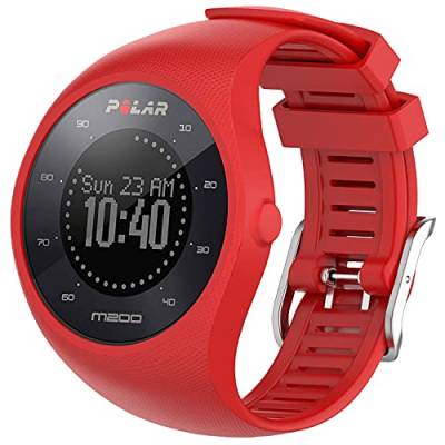 Braleto Armband für Polar M200, Ersatz Silikon Band Uhrenarmband Sportarmband für Polar M200 (rot) von Braleto