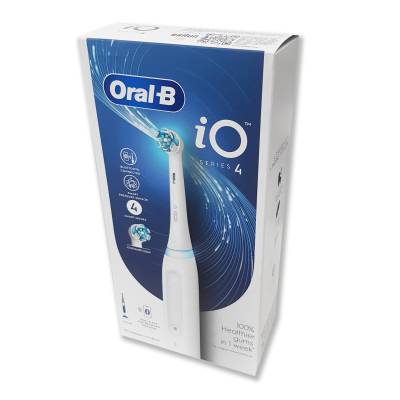 Braun Oral-B iO Series 4 Elektrische Zahnbürste weiß von Braun