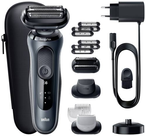 Braun Series 6, 61-N4862CS Folienrasierer Grau, Schwarz von Braun