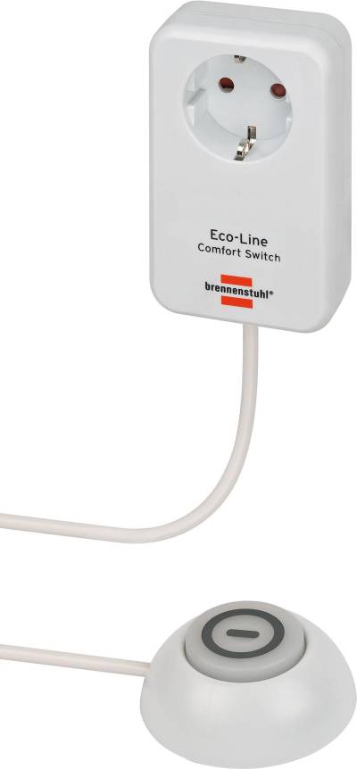 brennenstuhl Eco-Line - Verl�ngerungsschnur - 3500 Watt - Ausgangsbuchsen: 1 - 1.5 m von Brennenstuhl