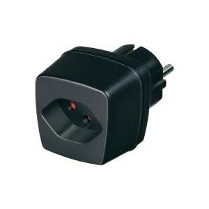 brennenstuhl Travel Adapter - Adapter für Power Connector - Schwarz (1508480) von Brennenstuhl