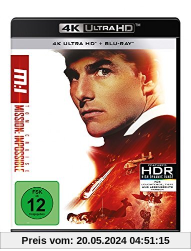 Mission: Impossible 1  (4K Ultra HD) (+ Blu-ray 2D) von Brian De Palma