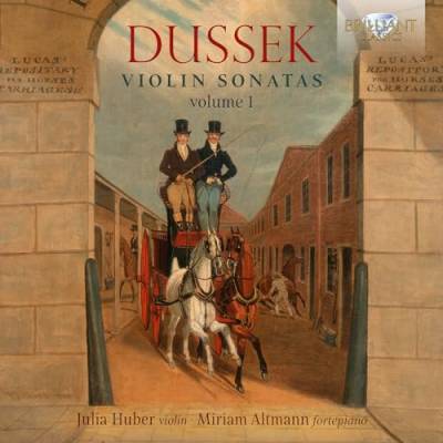 Dussek:Violin Sonatas Vol.1 von Brilliant Classics