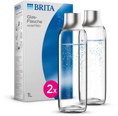 Glasflasche sodaTRIO (2er-Pack) von Brita
