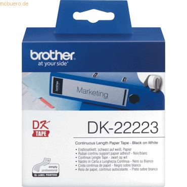 Brother Endlosetiketten 50mm x 30,48m weiß von Brother