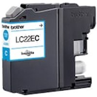 Brother LC-22EC original Druckerpatrone XL Cyan 1.200 Seiten MFC-J5920DW von Brother