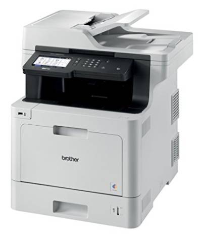 Brother MFC-L8900CDW Professionelles 4-in-1 Farblaser-Multifunktionsgerät (31 Seiten/Min., Drucker, Scanner, Kopierer, Fax) weiß/schwarz, MFCL8900CDWG1 von Brother