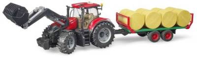 Bruder Case IH Optum 300CVX mit Frontlader Fertigmodell Landwirtschafts Modell von Bruder