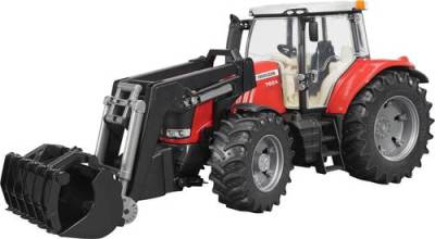 Bruder Massey Ferguson 7600 mit Frontlader Fertigmodell Landwirtschafts Modell von Bruder