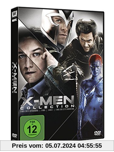 X-Men Movies Collection (inkl. X-Men Erste Entscheidung, X-Men, X-Men 2, X-Men 3) (4 DVDs) von Bryan Singer