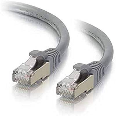 C2G 3M Grau CAT6A Ethernet Gigabit LAN Netzwerk Kabel (RJ45) Nickel Plated and Copper Braided Patch UTP Kabel von C2G