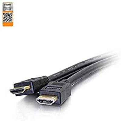 C2G 4. 5M Premium Hohe Geschwindigkeit HDMI Kabel mit Ethernet, 4K 60Hz HDMI Typ A Kabel (Standard HDMI) Unterstàutzt 3D und Dual Video Streams. . . von C2G