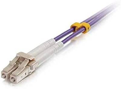 C2G 5m LC/LC OM4 LSZH Fibre Patch - Violett - Patchkabel - LC-Multimode (M) auf LC-Multimode (M) - 5 m - Glasfaser - 50/125 Mikron - OM4 - Violett von C2G