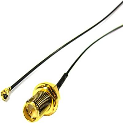 Cablematic - Kabel 1.13MM 20cm (U.FL-Macho/rSMA-Hembra) von CABLEMATIC