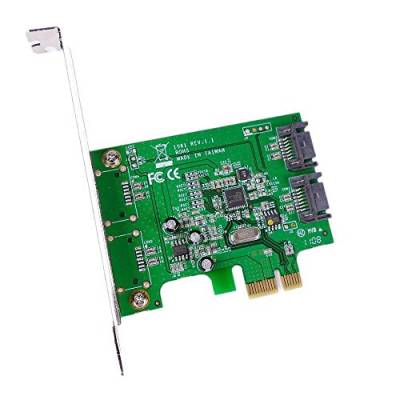 Cablematic - PCI-Express Adapter SATA3 6 Gbps internen 2-Port- von CABLEMATIC