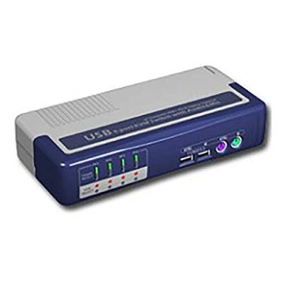 Cablematic Uniclass KVM Switch PS2 USB2 VGA AUDIO 1KVM zu 4CPU von CABLEMATIC