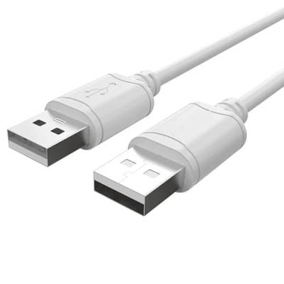 CABLEPELADO USB 2.0 Super Speed Kabel | USB Datenkabel Typ A Stecker | Geschwindigkeit bis zu 480 Mbps für Computer, TV-Box, externe Festplatte, Lüftungsboden, USB-Hub, Raspberry Pi | Beige | 2 Meter von CABLEPELADO