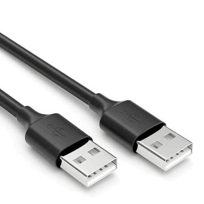CABLEPELADO USB 2.0 Super Speed Kabel | USB Datenkabel Typ A Stecker | Geschwindigkeit bis zu 480 Mbps für Computer, TV-Box, externe Festplatte, Lüftungsboden, USB-Hub, Raspberry Pi | Schwarz | 3 von CABLEPELADO
