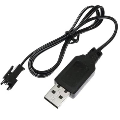 CABLEPELADO USB KFZ Ladekabel RC Auto USB Ladekabel USB Ladegerät Adapter für RC Fahrzeuge 4.8V 250mA SM-Stecker 50cm von CABLEPELADO