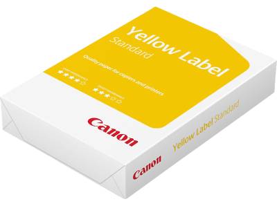 CANON 97005617 YELLOW LABEL STANDARD A4 80 GR 500 BLATT 210x297 mm Blatt Din Papier 80g/m² von CANON
